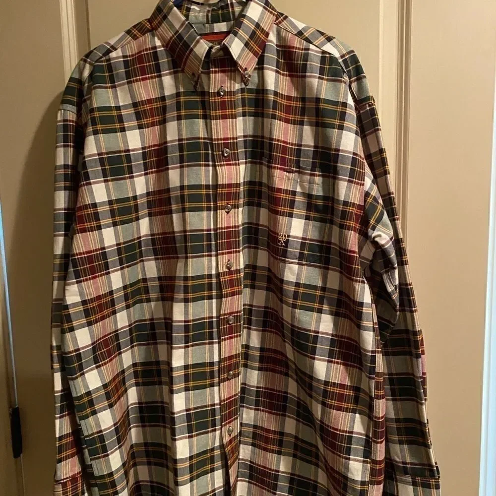Twenty X Button Up Plaid Shirt Size Large